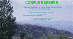 Desktop Screenshot of corpus.centrederechercheberbere.fr